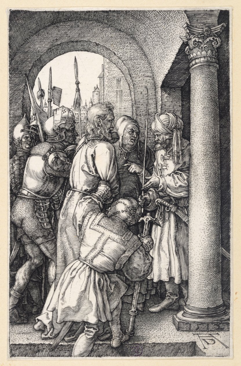 Kristus před Pilátem (Mědirytová pašije) od Albrecht Dürer