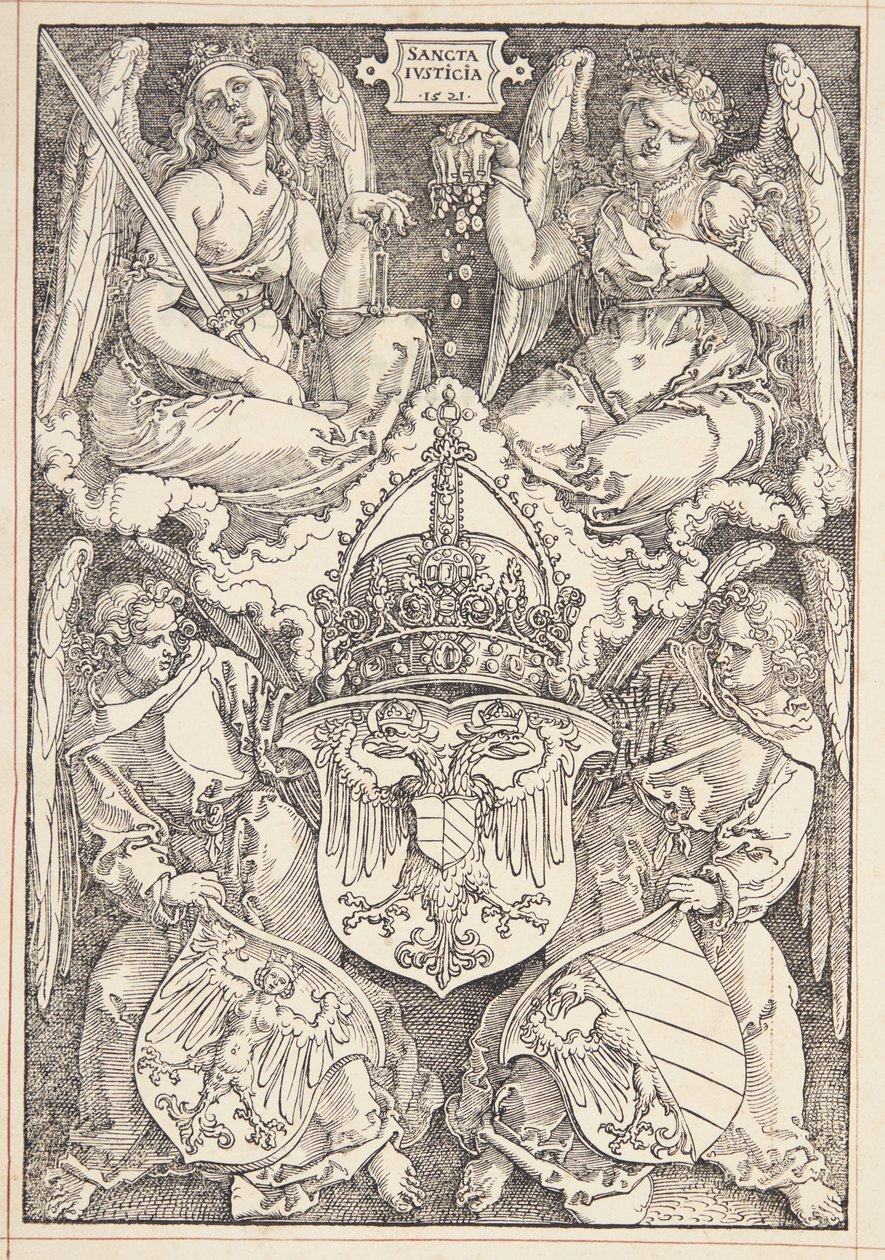 Erb říše a města Norimberk od Albrecht Dürer