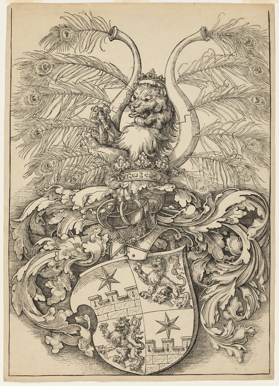 Erb Wilhelma a Wolfganga Rogendorfových od Albrecht Dürer