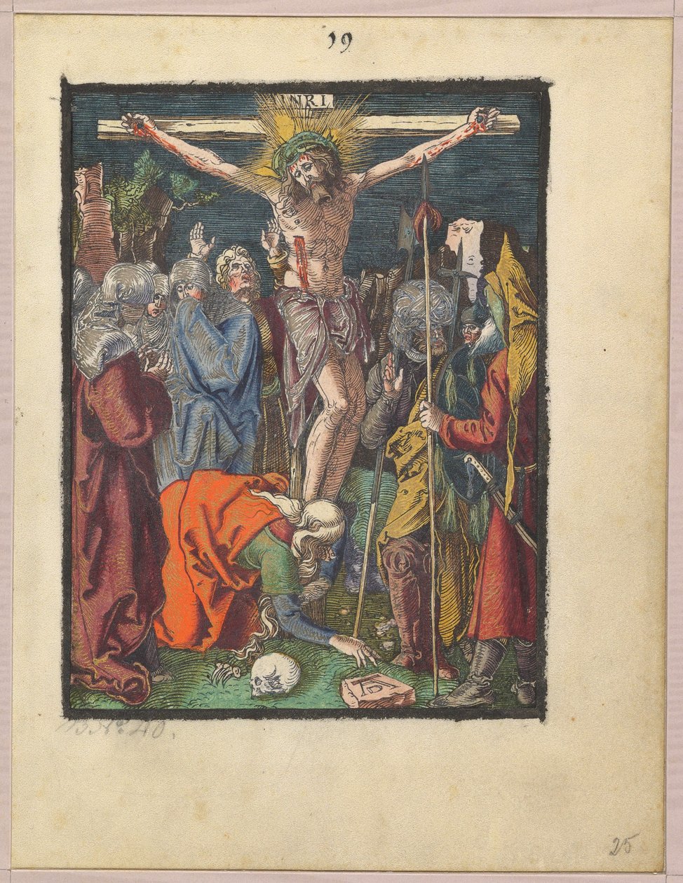Kreuzigung, aus "Die kleine Holzschnittpassion" od Albrecht Dürer