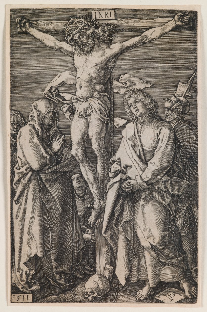 Ukřižování ze série „The Engraved Passion“ od Albrecht Dürer