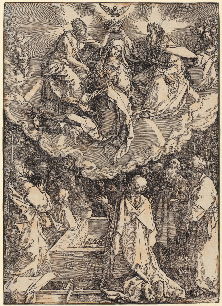 Uvedení do chrámu, list 13 ze série "Život Panny Marie" od Albrecht Dürer