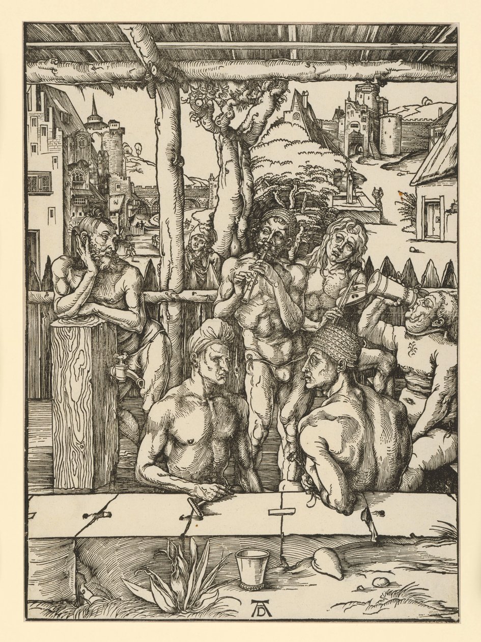 Lázeňský dům od Albrecht Dürer