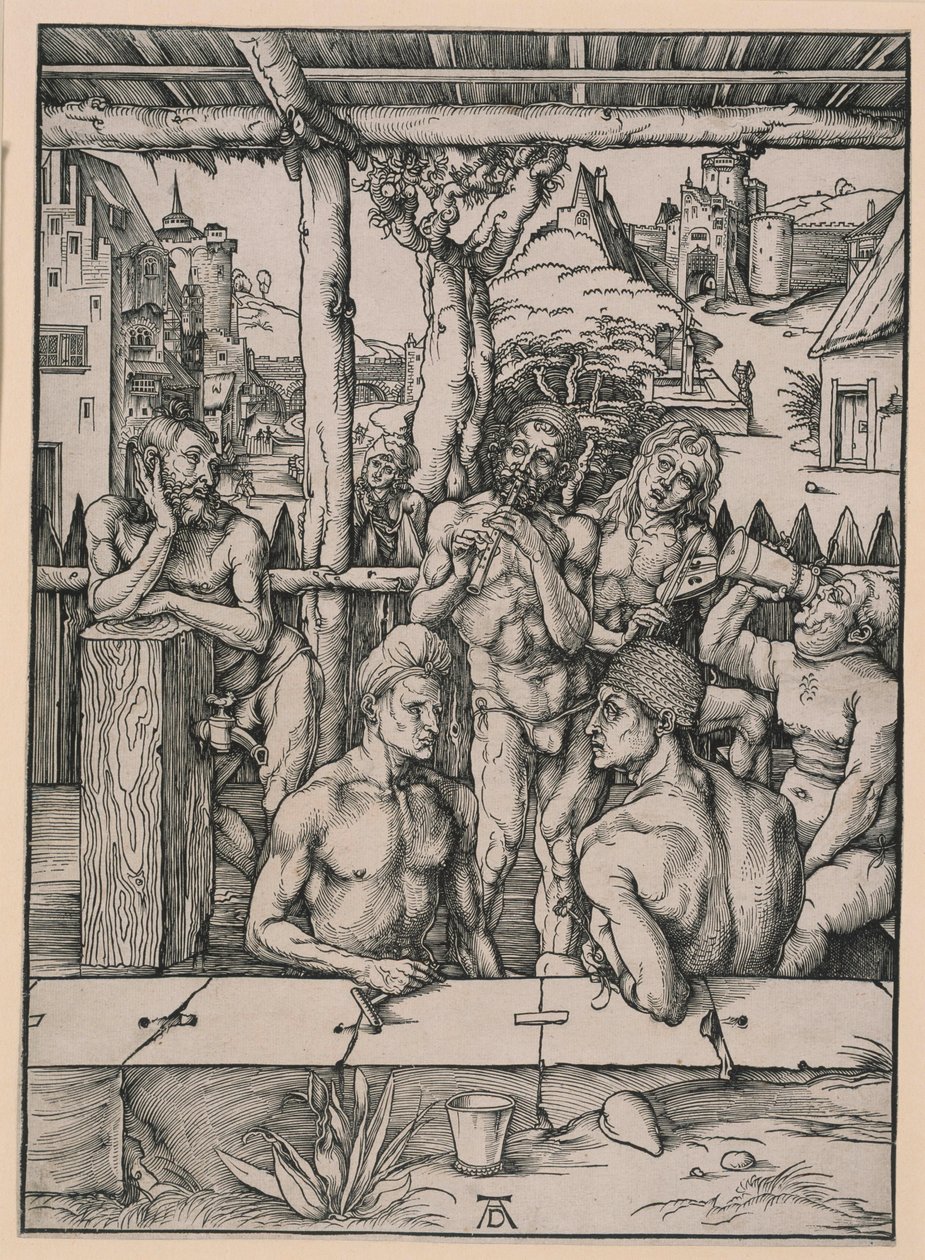 Lázeňský dům od Albrecht Dürer