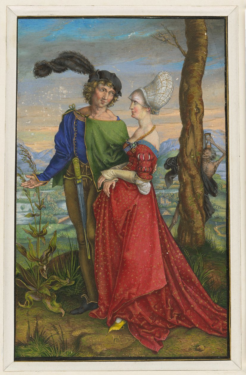 Milenci a smrt od Albrecht Dürer