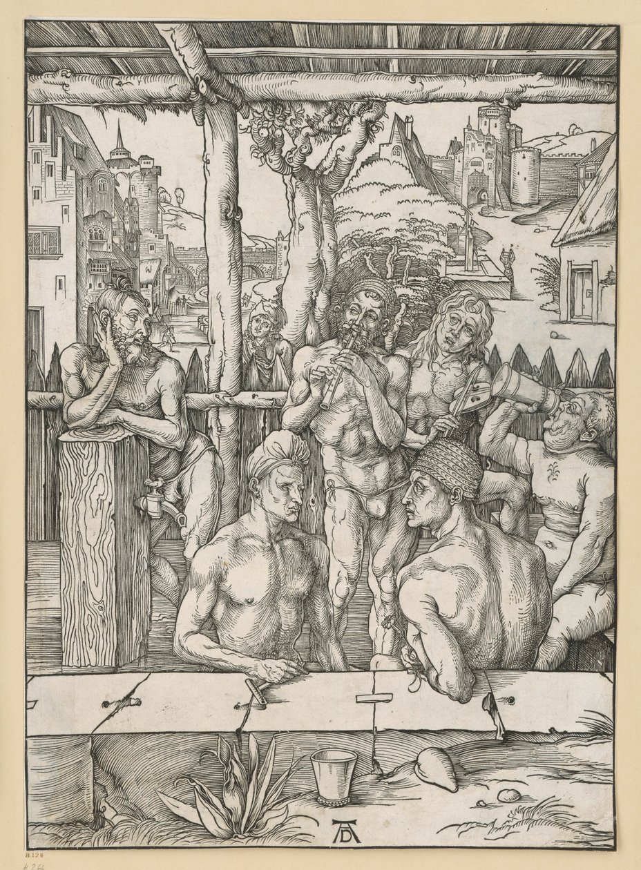 Mužská lázeň od Albrecht Dürer