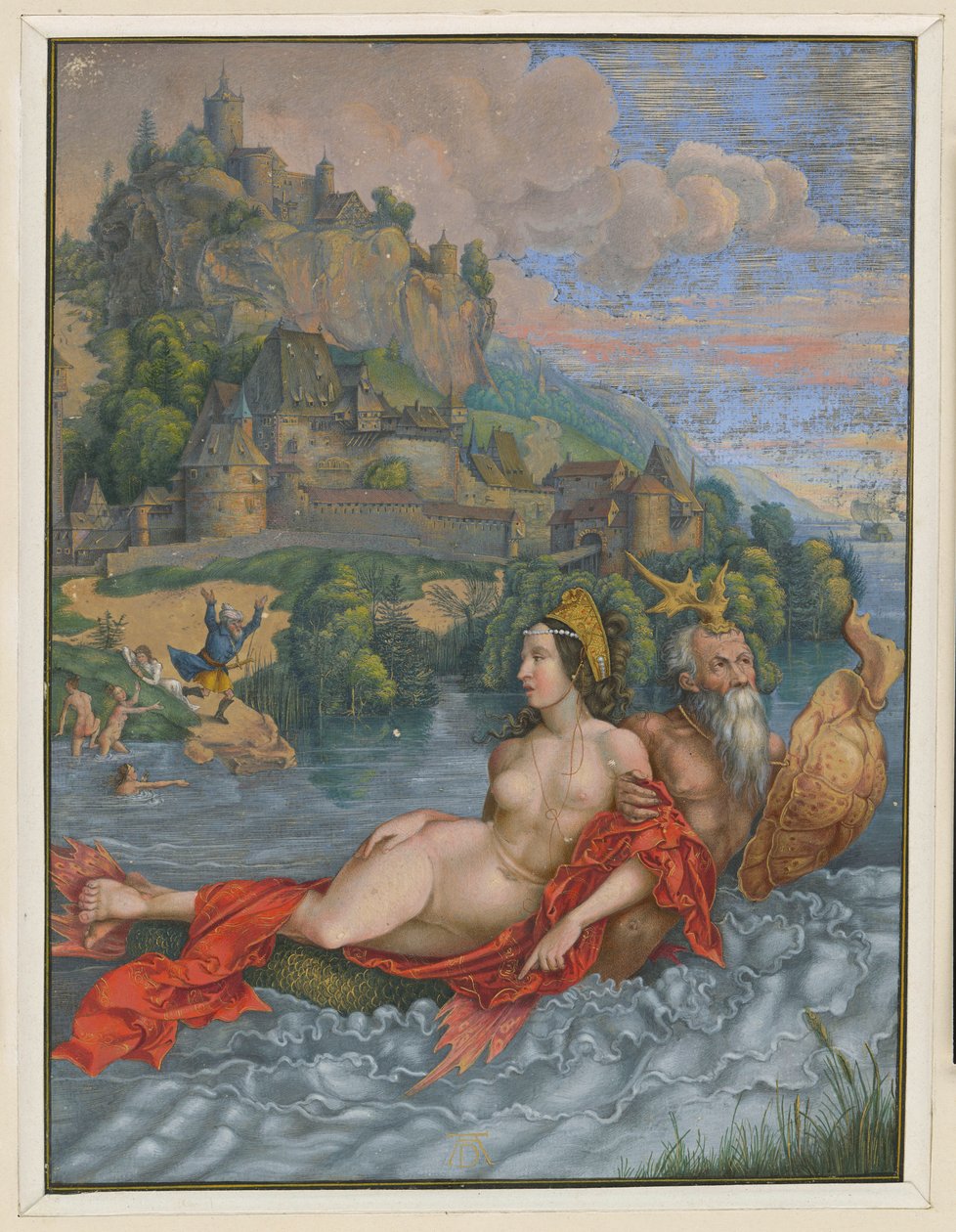 Mořská příšera od Albrecht Dürer