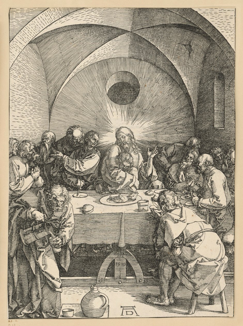 Poslední večeře (Velké pašije) od Albrecht Dürer