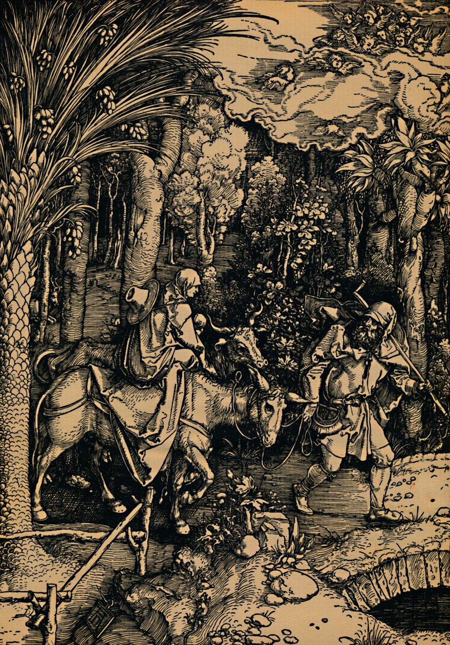 Útěk do Egypta, 1503-1504. od Albrecht Dürer