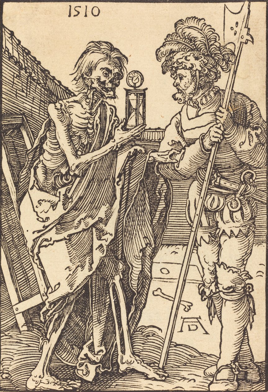 Smrt a Lansquenet, 1510. od Albrecht Dürer