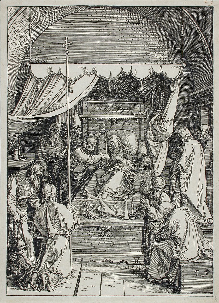 Smrt Panny Marie od Albrecht Dürer