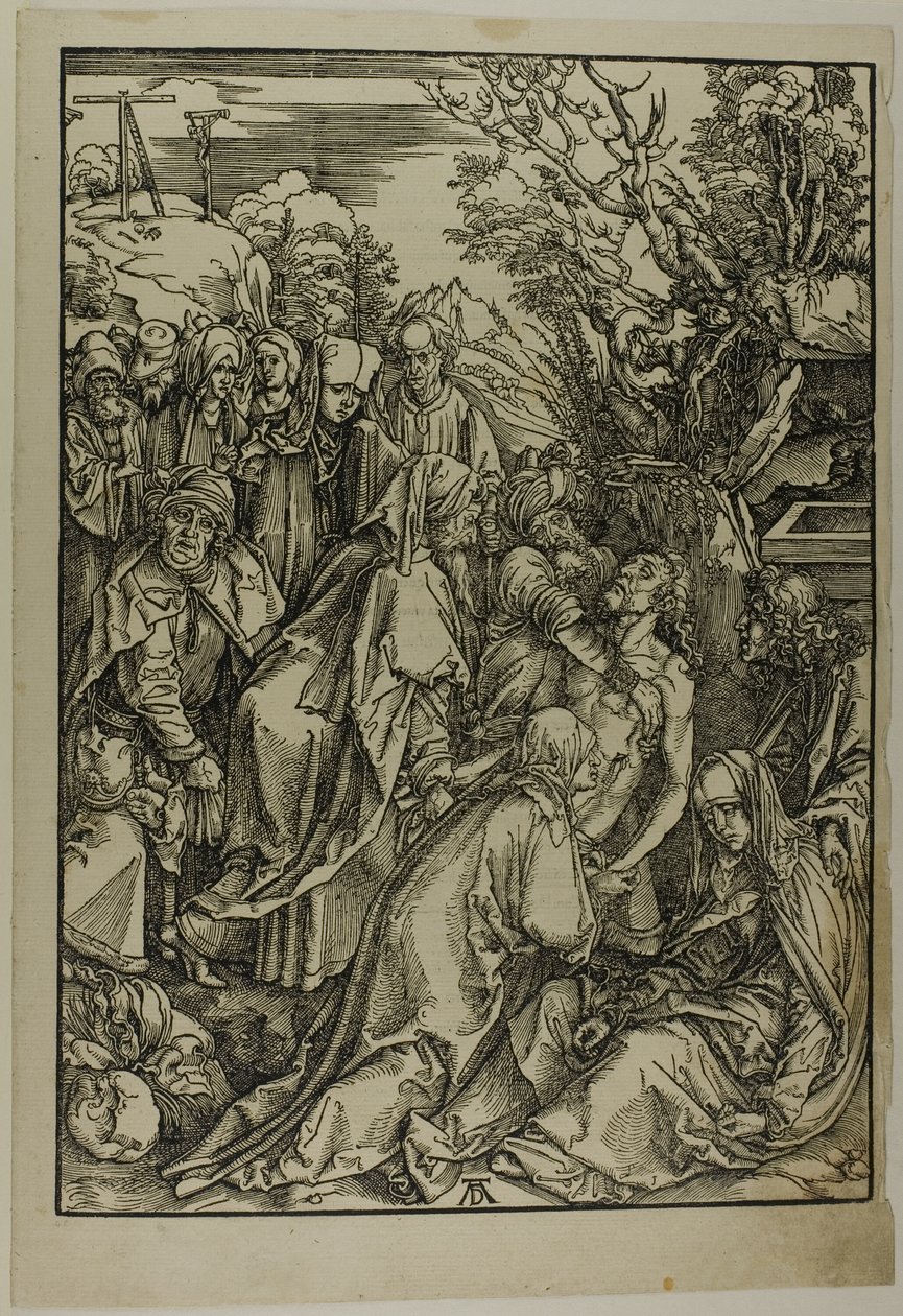 Uložení Krista z Velkého umučení od Albrecht Dürer