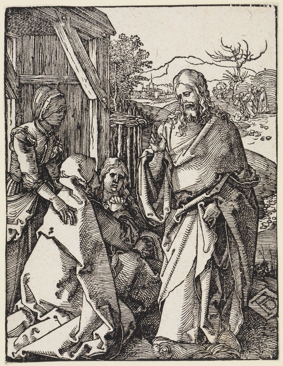 Kristovo rozloučení s matkou od Albrecht Dürer