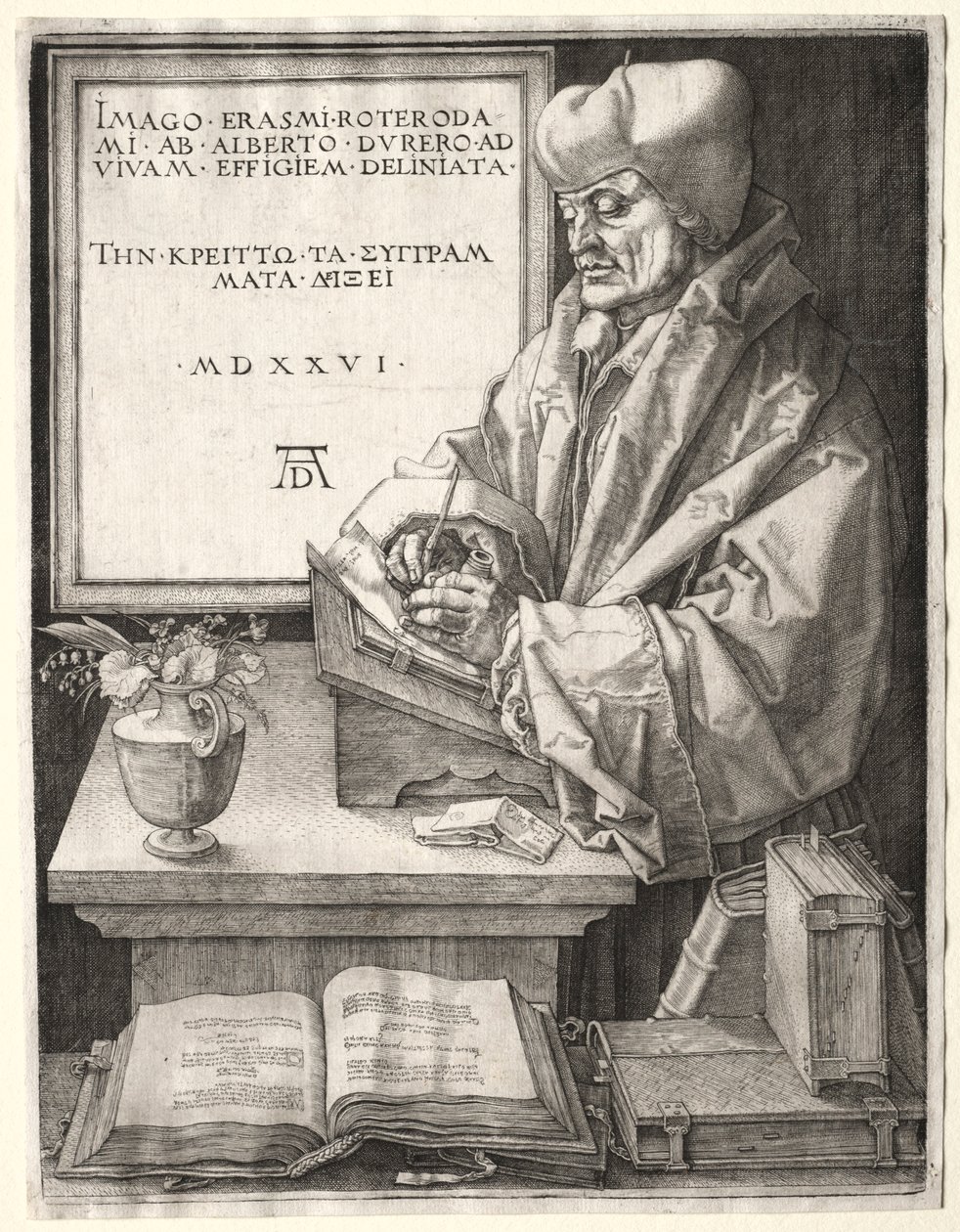 Desiderius Erasmus z Rotterdamu, 1526. od Albrecht Dürer