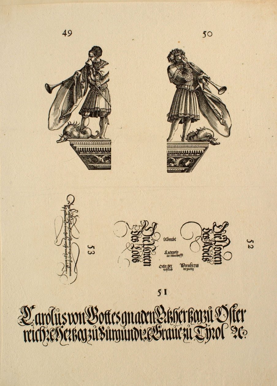 Detail 49-53 od Albrecht Dürer
