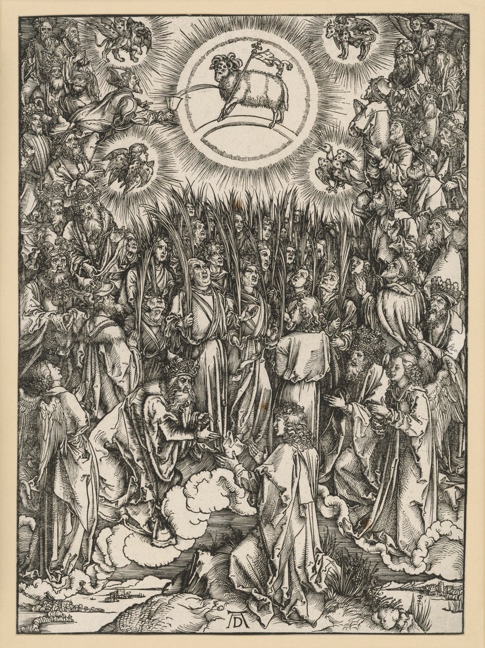 Klanění Beránkovi na hoře Sion (Apokalypsa) od Albrecht Dürer