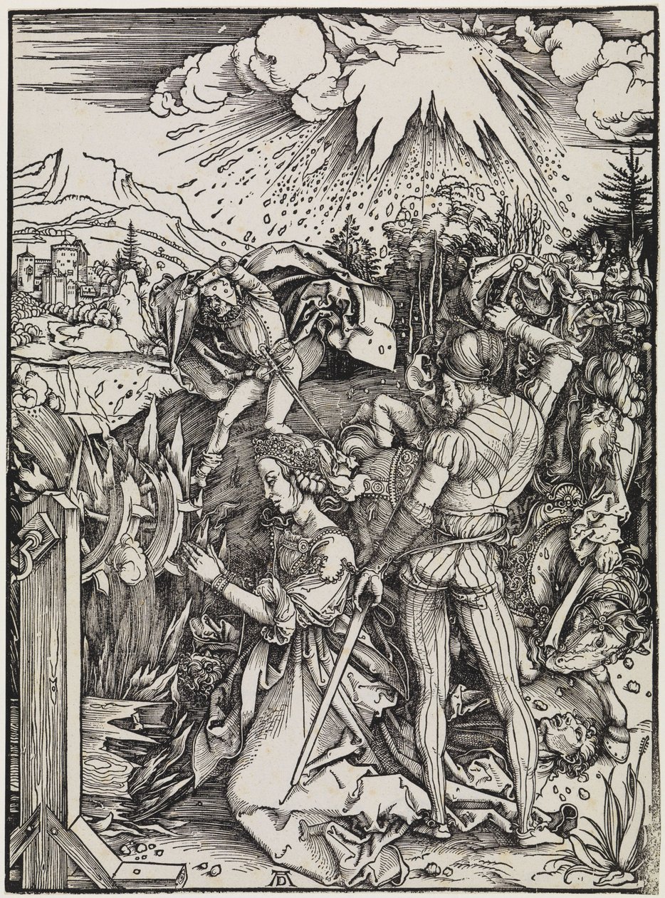 Stětí svaté Kateřiny od Albrecht Dürer