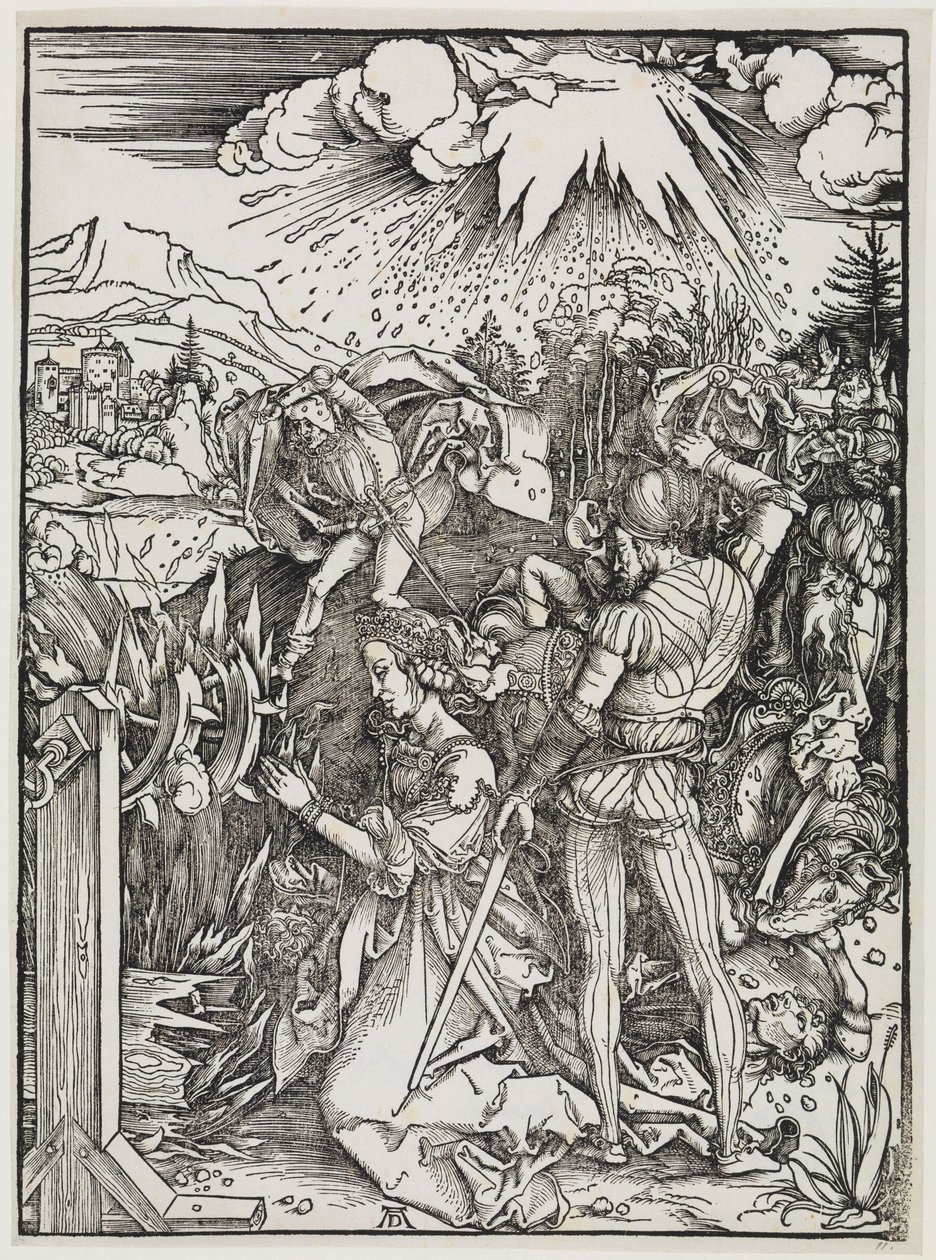 Stětí svaté Kateřiny od Albrecht Dürer