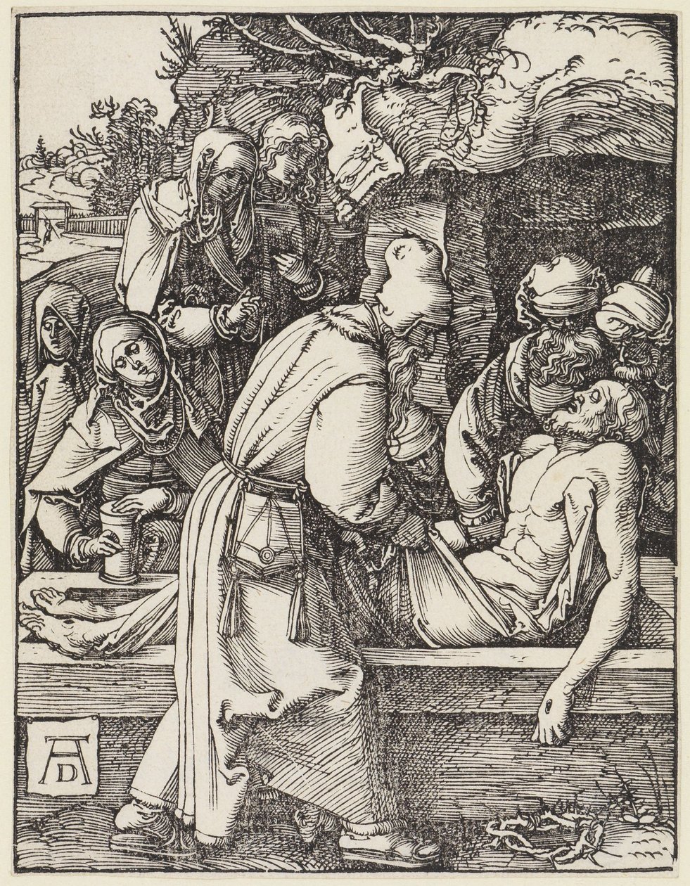 Pohřeb od Albrecht Dürer