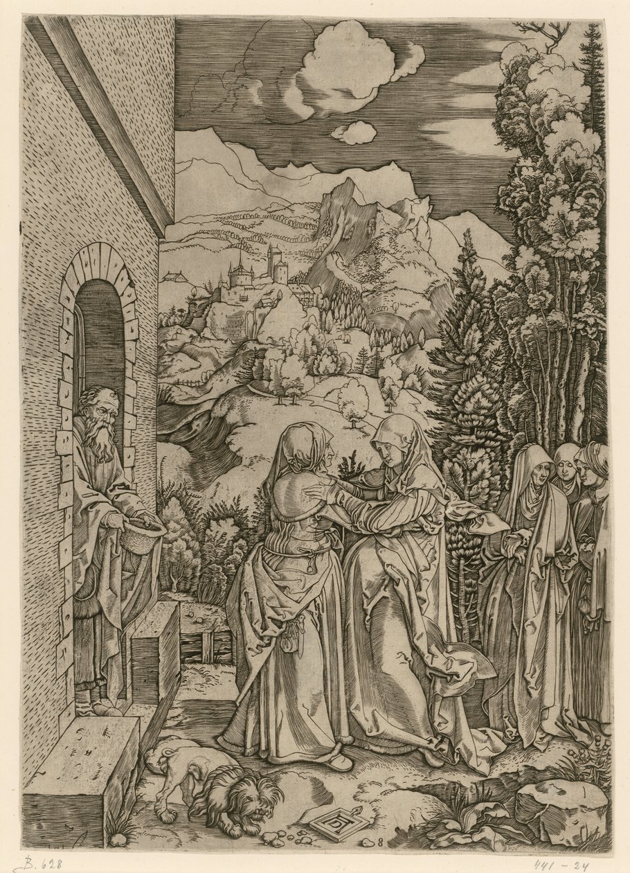 Navštívení (Život Panny Marie) od Albrecht Dürer