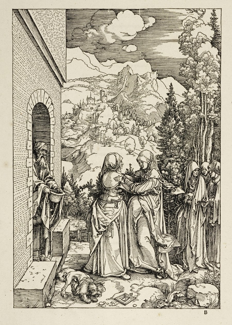 Navštívení (Život Panny Marie) od Albrecht Dürer