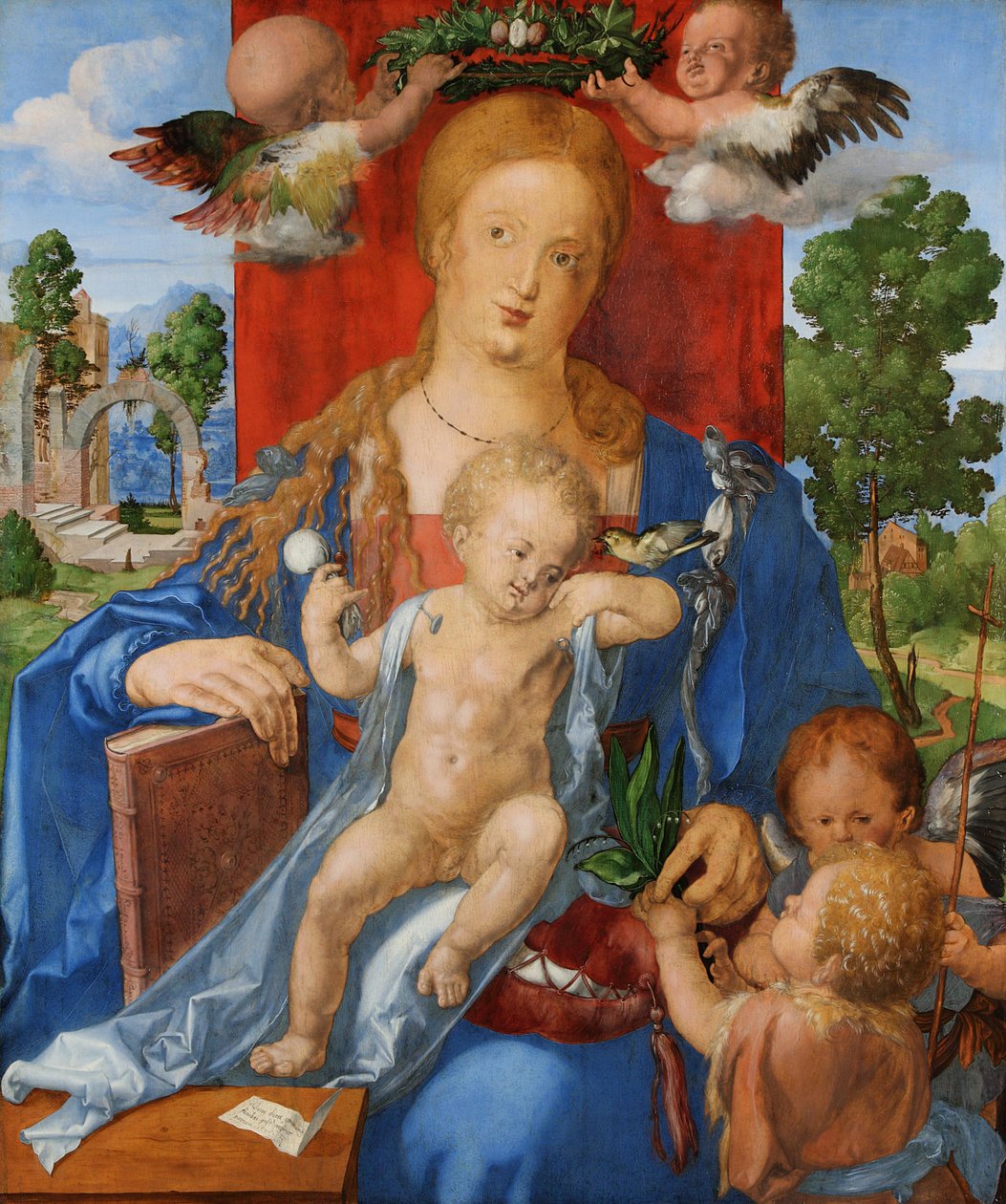 Madona s čížkem od Albrecht Dürer