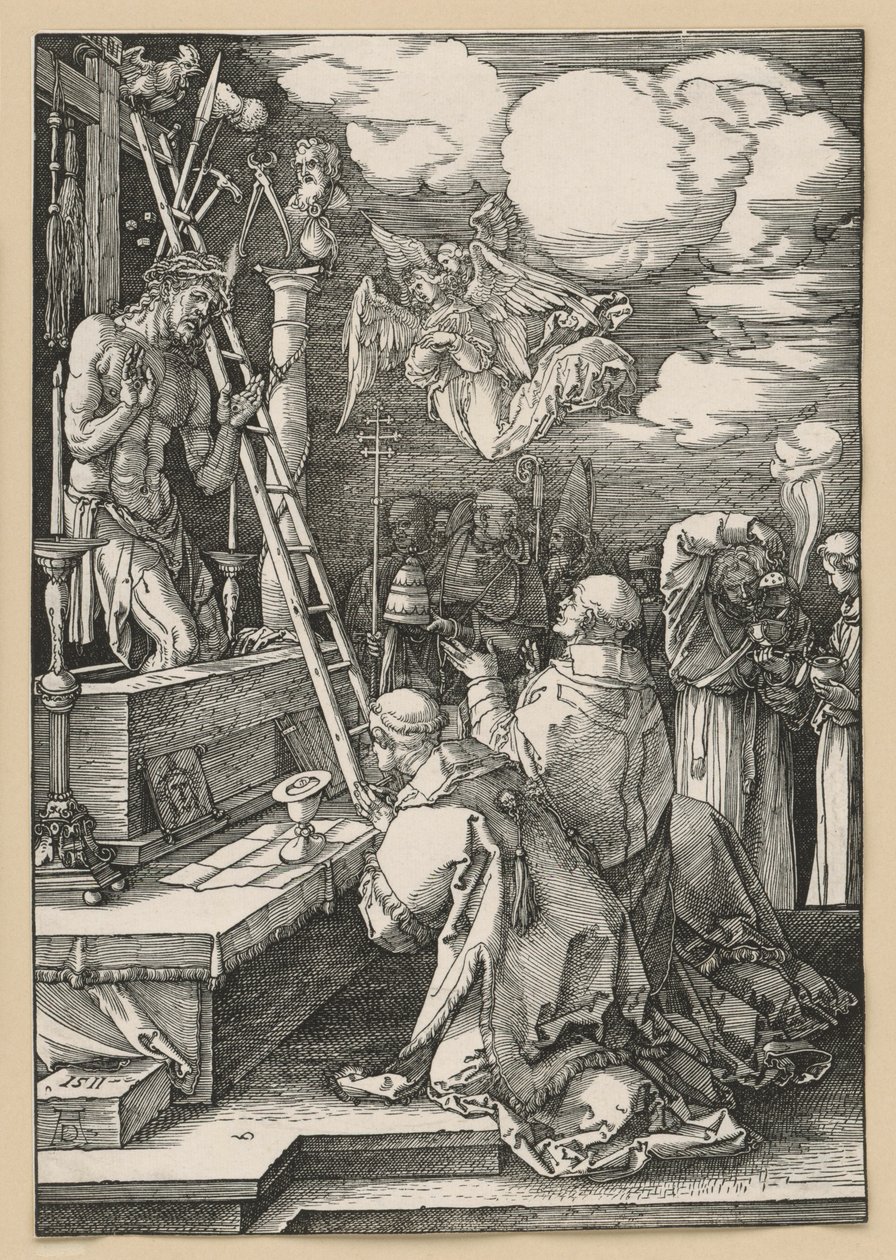 Mše svatého Řehoře od Albrecht Dürer