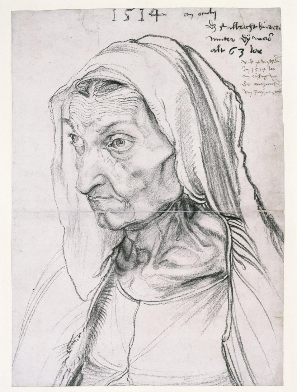 Umělcova matka od Albrecht Dürer