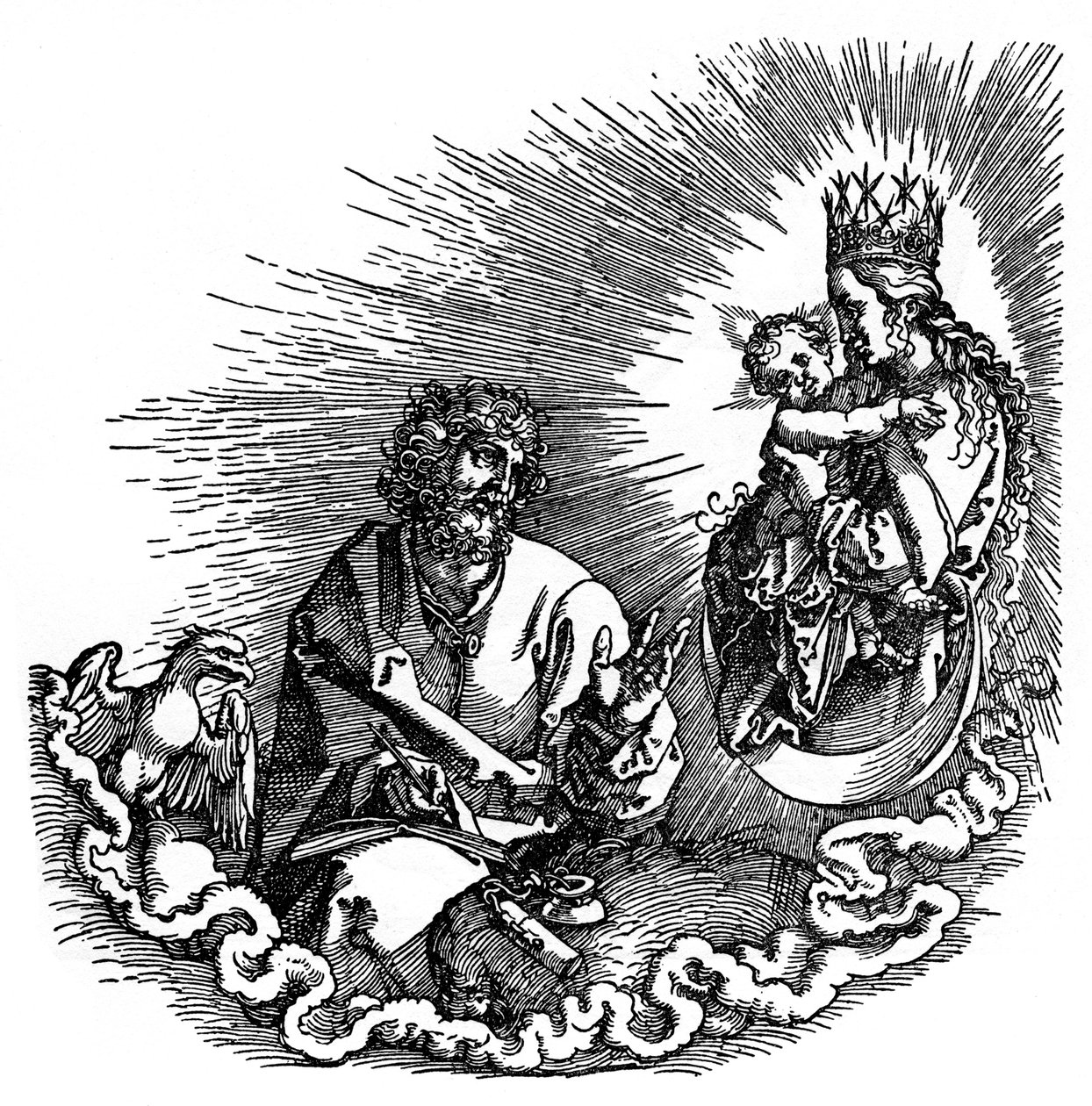 Die Offenbarung Johannis, 1511, 1936 od Albrecht Dürer