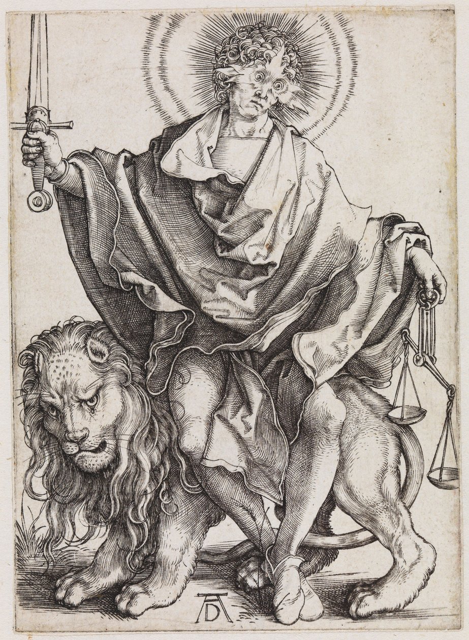 Slunce spravedlnosti (Sol Justitiae) od Albrecht Dürer