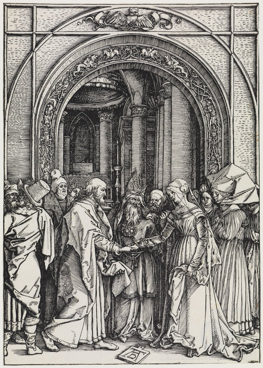 Zasnoubení Panny Marie od Albrecht Dürer