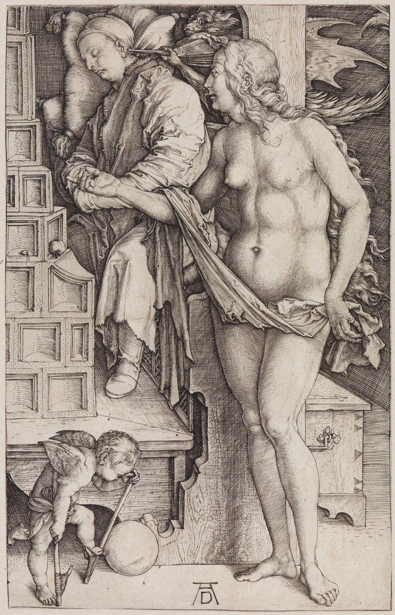 Pokušení lenochoda (Doktorův sen) od Albrecht Dürer