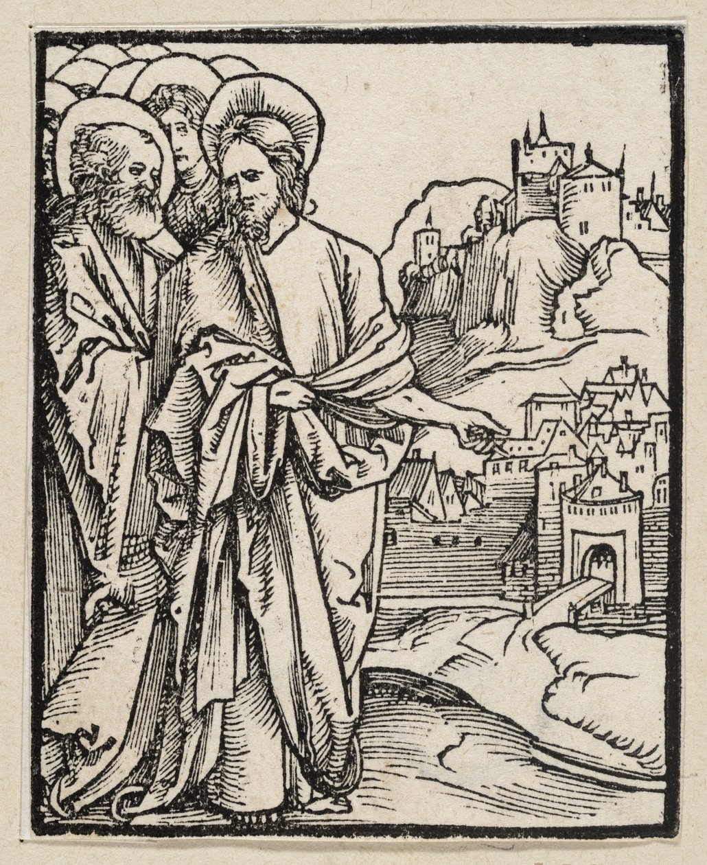 Proroctví o zničení Jeruzaléma (z: Postilla, 43 dřevorytů) od Albrecht Dürer