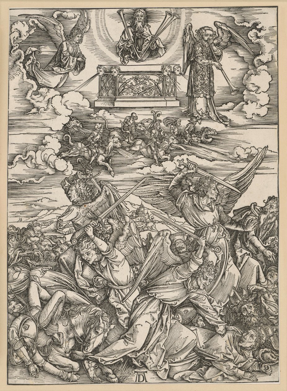 Čtyři andělé pomsty (Zjevení) od Albrecht Dürer