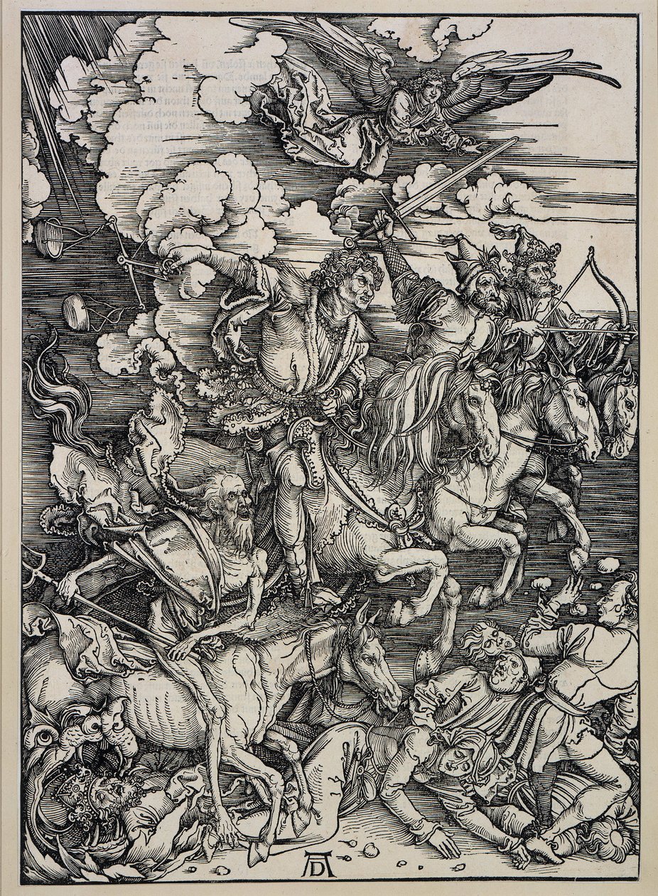 Čtyři jezdci Apokalypsy od Albrecht Dürer