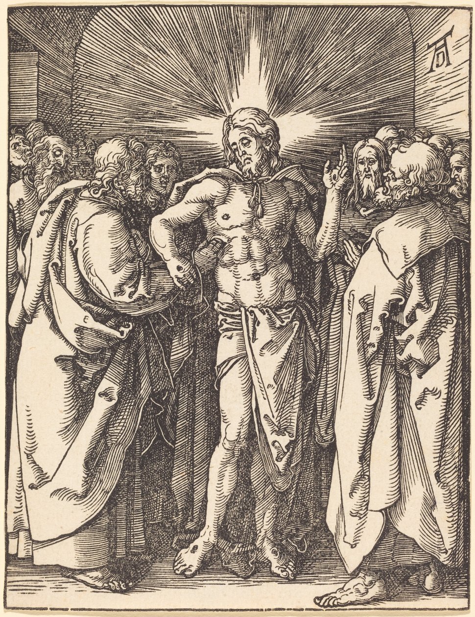 Nevěřící Tomáš od Albrecht Dürer
