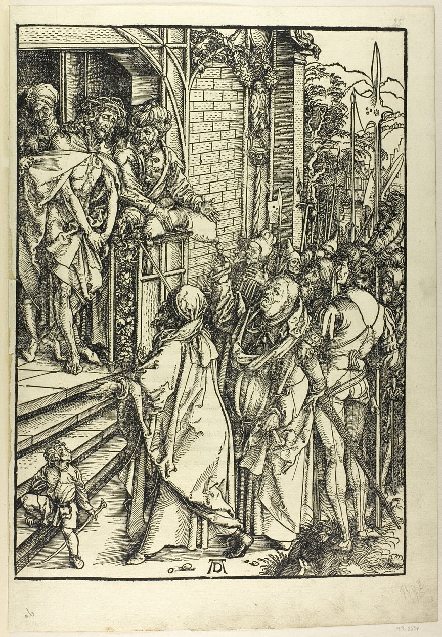 Ecce Homo - Představení Krista, z Velkého umučení od Albrecht Dürer