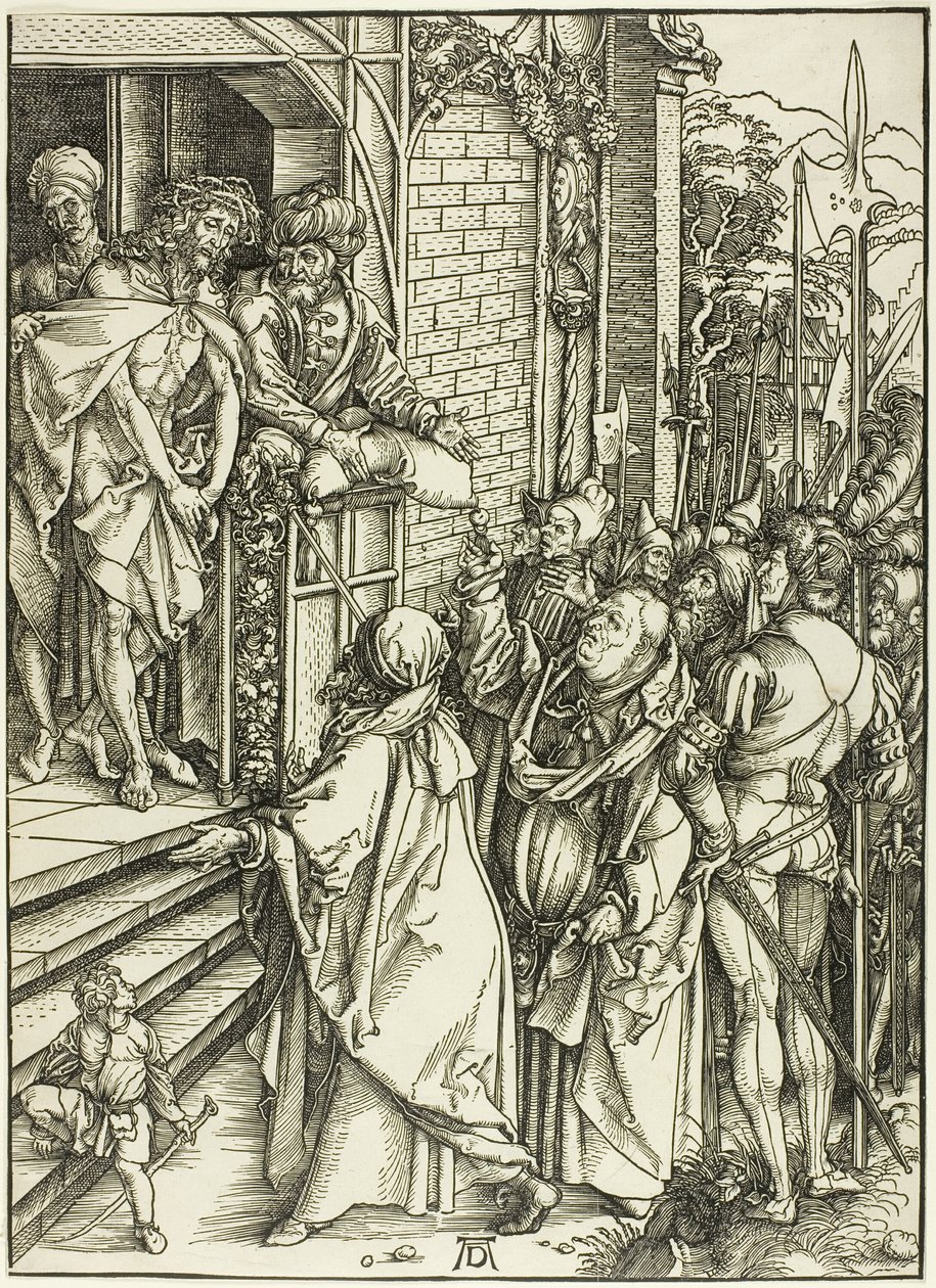 Ecce Homo - Představení Krista, z Velkého umučení od Albrecht Dürer