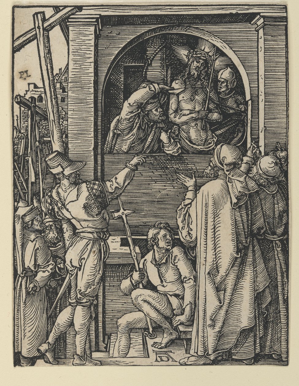 Ecce Homo, z Malých pašijí od Albrecht Dürer