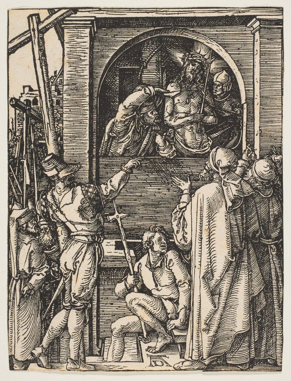 Ecce Homo, z "Malého pašijového cyklu" od Albrecht Dürer