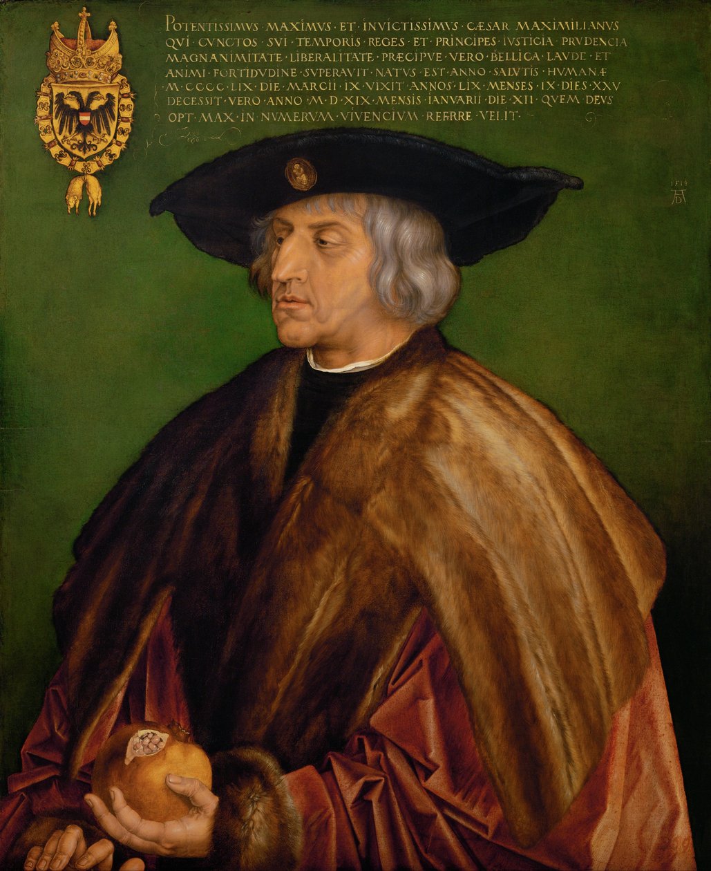 Císař Maxmilián I. od Albrecht Dürer