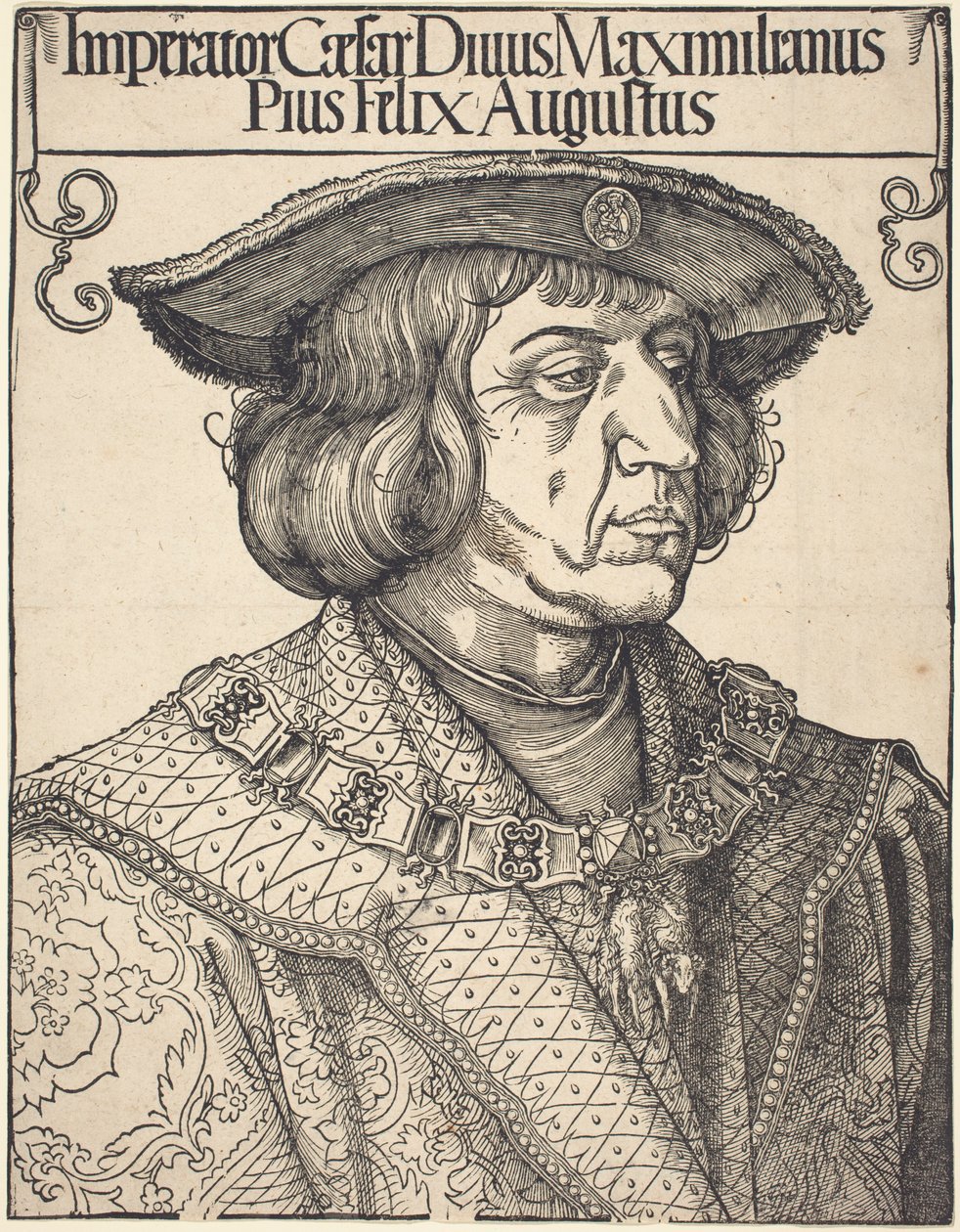 Císař Maxmilián I. od Albrecht Dürer