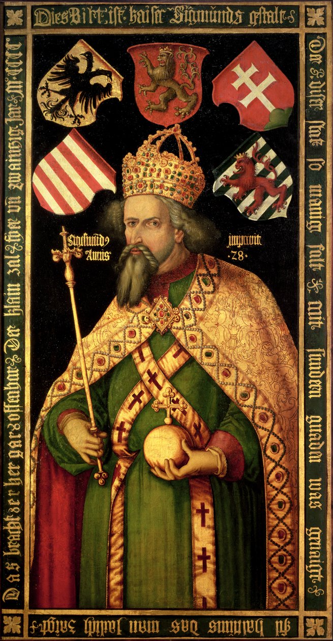 Císař Zikmund, císař Svaté říše římské, král uherský a český (1368-1437), kolem 1600 od Albrecht Dürer