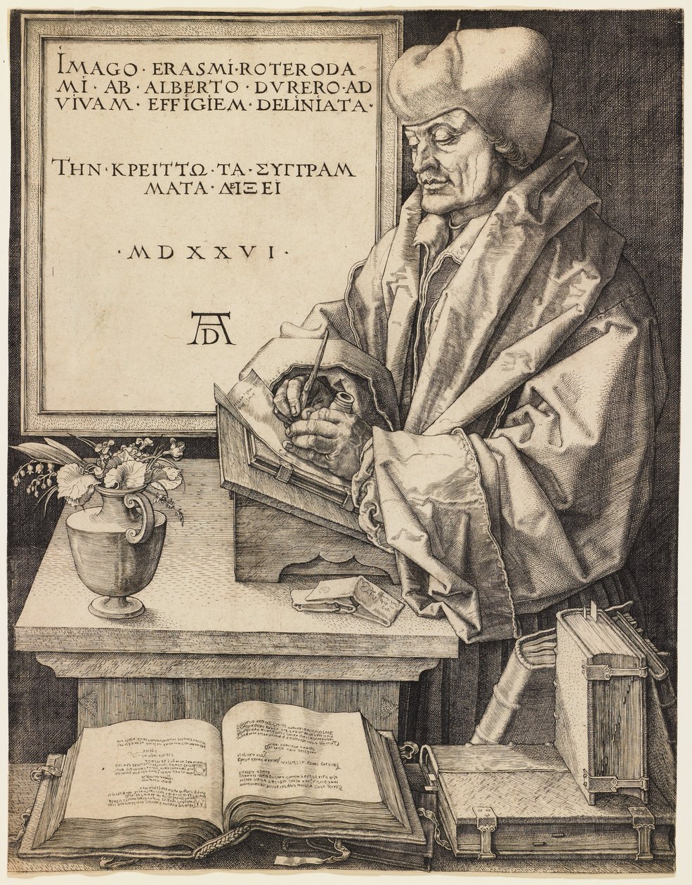Erasmus Rotterdamský od Albrecht Dürer