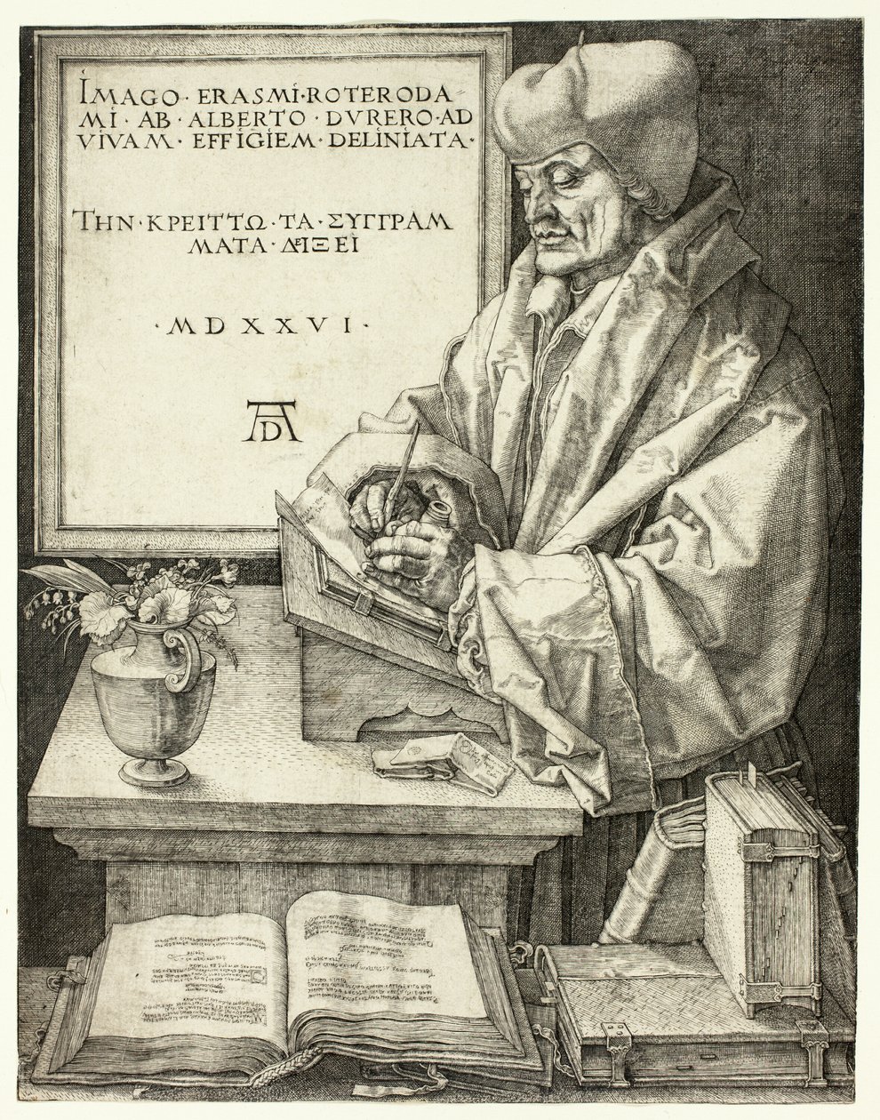 Erasmus Rotterdamský od Albrecht Dürer