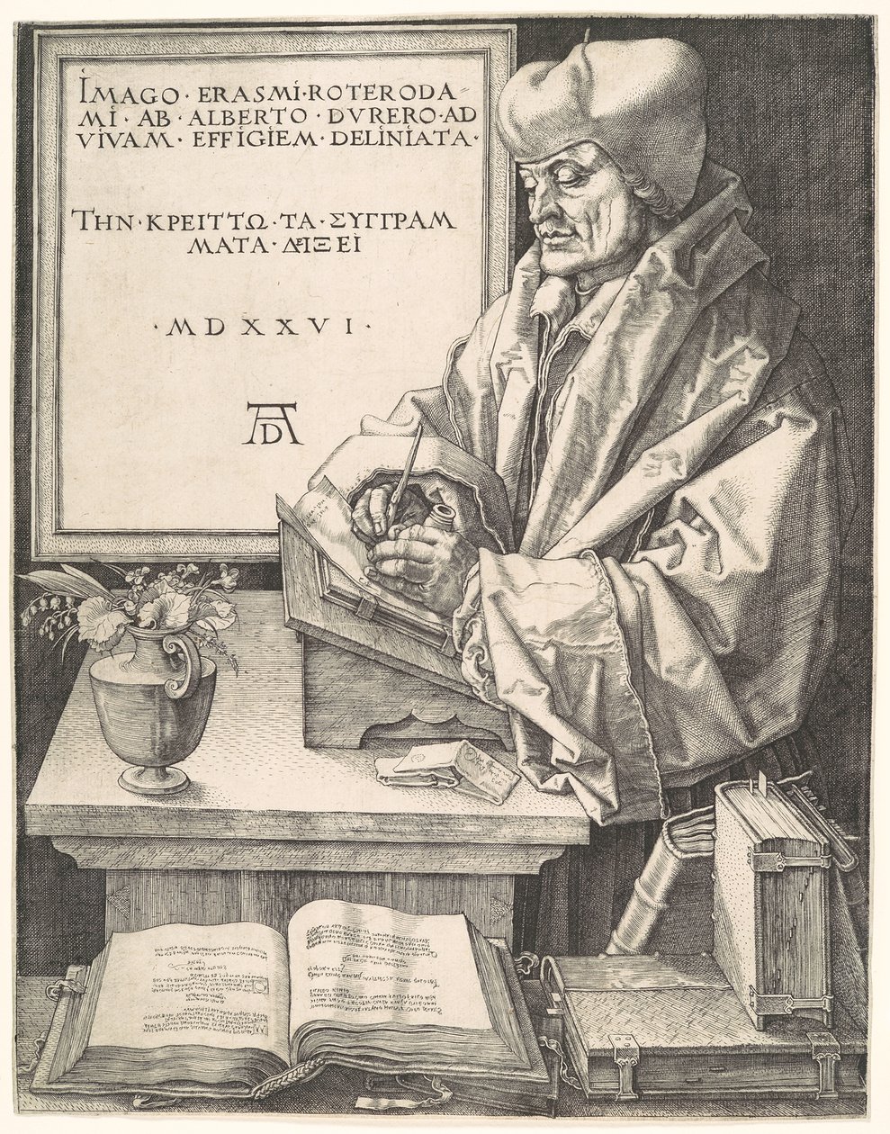 Erasmus Rotterdamský od Albrecht Dürer