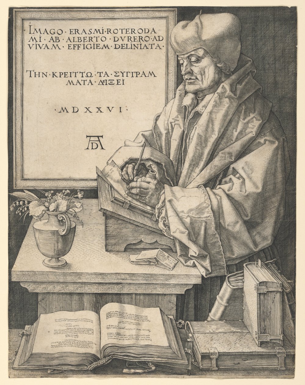 Erasmus Rotterdamský od Albrecht Dürer