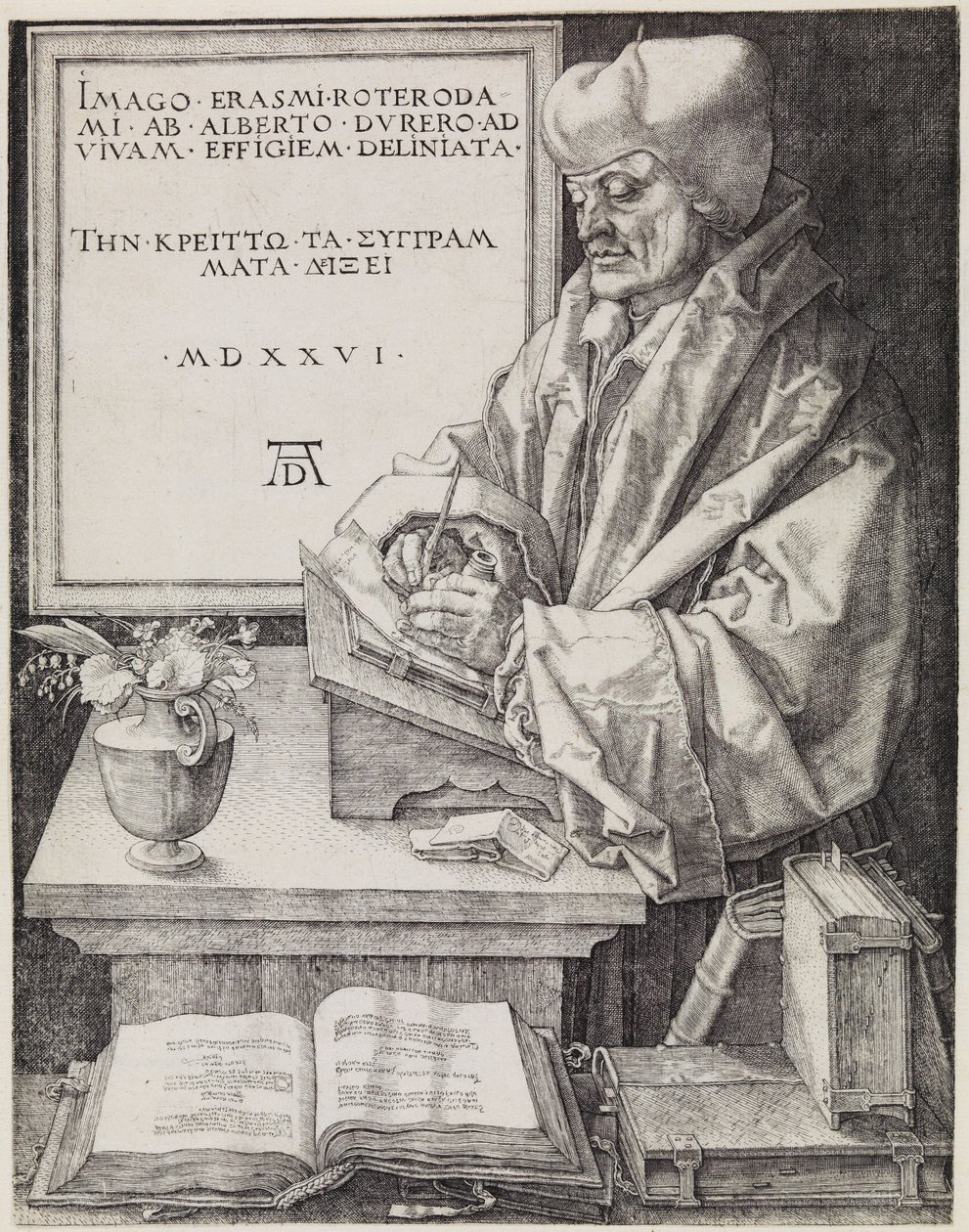 Erasmus Rotterdamský od Albrecht Dürer
