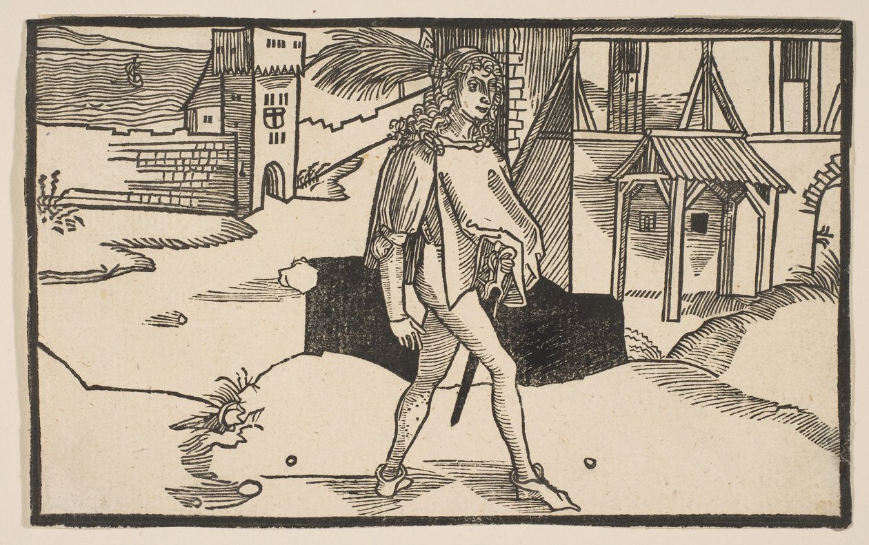 Eunuchus, z komedie Terence, dotisk z 19. století.n.d. od Albrecht Dürer