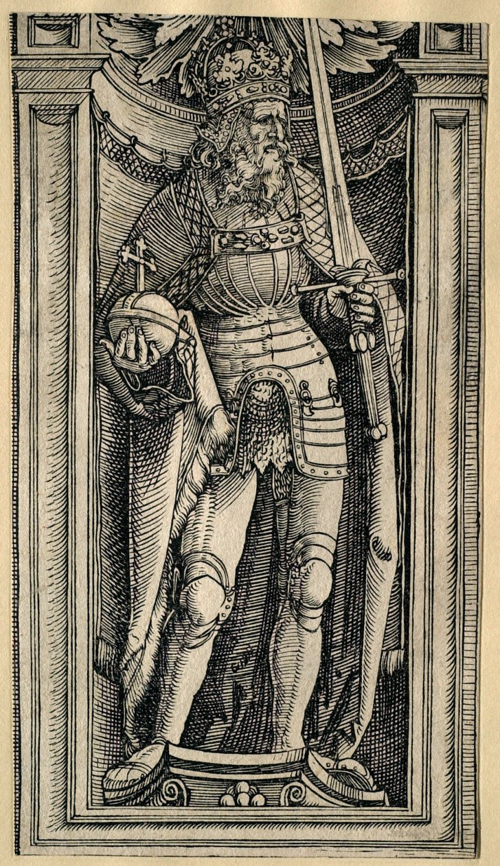 Postava ze sloupu oblouku od Albrecht Dürer